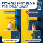 Duccinp Blue Painters Tape 2 Inch Wide, 4 Rolls Masking Tape 1.89 Inch x 55 Yards – Strong Adhesion Painter’s Tape, No Residue Blue Masking Tape for Painting, DIY, Packaging & Multi-Surface Use