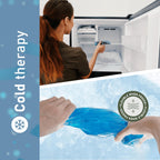 SHERPA THERAPY 4PK Flexible Gel Ice Packs for Injuries Reusable - Gel Ice Pack Cold Compress for Knee, Back, Neck, Wrist, Hand, Elbow, Ankle Pain Relief - 9.5" x 4.5"