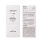 Melixir Airfit Invisible™ Sunscreen SPF 50, Broad Spectrum Korean Rice Sunscreen for Face, Hyaluronic Acid, Moisturizing Daily Protection for Sensitive Skin, No White Cast, Waterproof (1.7fl.oz./50ml)