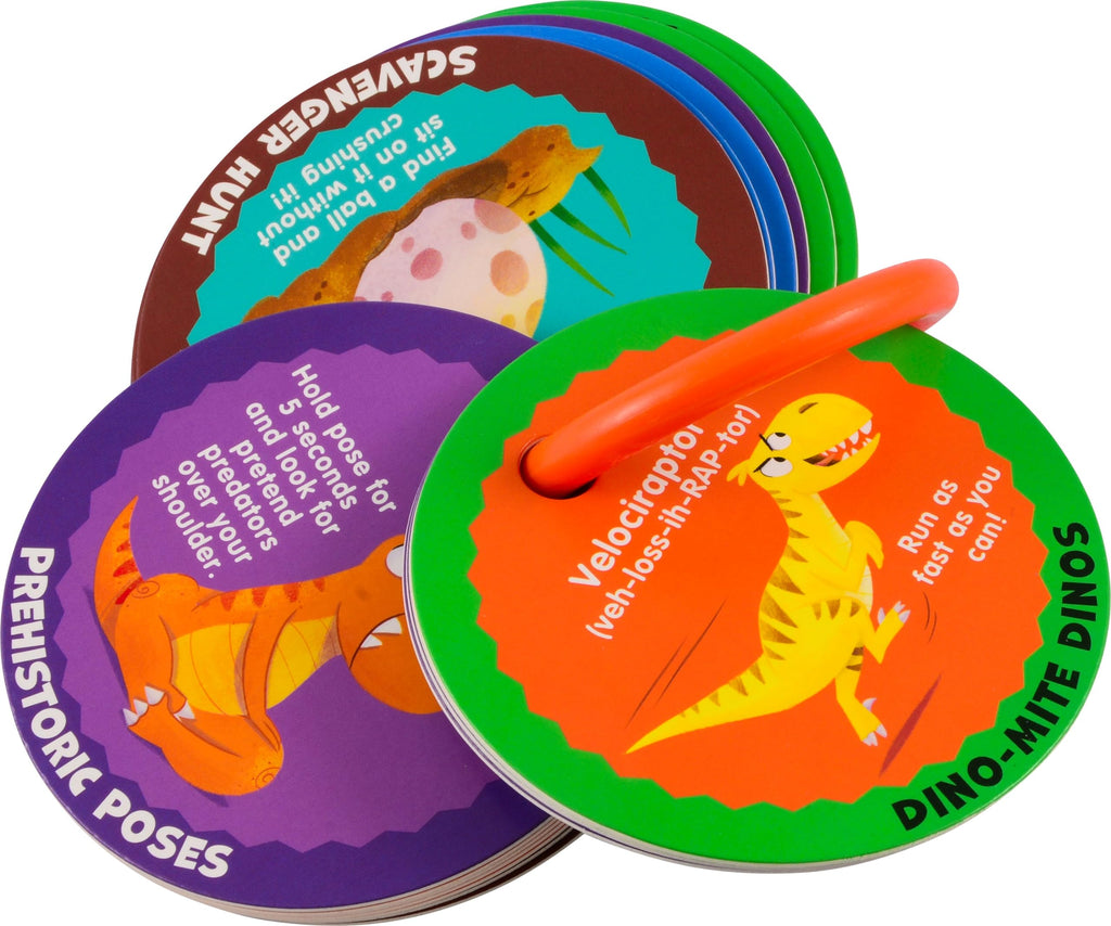 MOLLYBEE KIDS Dino Stomp and Roar, Toddler and Preschool Dinosaur Activity Cards, Gifts for 3, 4 Year Olds, Toddler Activities