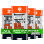 Right Guard Xtreme Defense Antiperspirant Deodorant Gel, Fresh Blast Scent - 5-in-1 Deodorant Men Can Trust, 72-Hour Odor Control, Invisible Gel for Men, 4 oz (4 Pack)