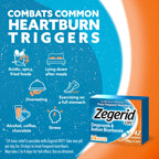 Zegerid OTC, 24-Hour Heartburn Relief, Acid Reflux Medicine and Antacid, Treats Frequent Heartburn, Omeprazole 20mg + Sodium Bicarbonate, Proton Pump Inhibitor (PPI), 42 Capsules