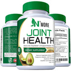 N'More Avocado Soybean Unsaponifiables Supplements - ASU Joint Health Supplement 400 mg, Supports Joint Mobility & Cartilage, Non-GMO, Dairy, Gluten & Shellfish Free, 60 Day Supply, Made in USA