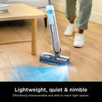 Shark WW201 HydroDuo with Dirt-Reveal Technology, Cordless, Hard Floor Cleaning System, Wet & Dry Debris Pickup, Mops & Scrubs All at Once, Hardwood, Tile, Laminate & Stone, Stone Metallic (Renewed)