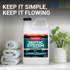 Roebic K-57-H K-57-H-3 Septic System Treatment: 1/2 Gallon, Clears Clogs, Restores Flow, Maintains Septic Systems for Optimal Performance