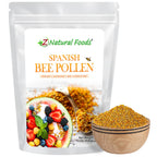 Z Natural Foods Spanish Bee Pollen Granules - Pure & Raw Pollen Granule, Product of Spain - Nutrient-Dense for Energy & Immune Support - Aromatic Sweet Flavor, Sprinkle on Salads & Smoothies, 1lb
