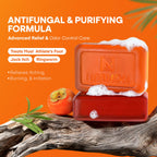 Hermon Antifungal Soap Bar: Antifungal Soap Treatment for Ringworm, Jock Itch & Athlete’s Foot with Tea Tree Oil – Medicated Anti Fungal Tea Tree Bar for Skin Fungus - 8oz / 2Bars