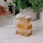 Bend Soap Company All Natural Handmade Goat Milk Soap for Dry Skin Relief, Unscented, 18 Oz, Pack of 4