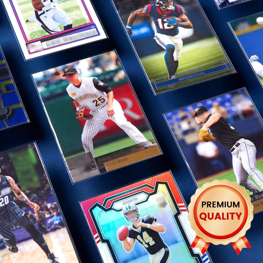 10000ct Clear Card Sleeves for Trading Cards, Baseball Sports Soft Sleeves, Ultra Soft Plastic Card Protector Sleeve for Football, MTG, PKM, Game, Standard Cards