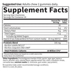 Garden of Life Dr Formulated 10 Billion CFU Prebiotic Fiber&Probiotic Gummies-Vitamin D3 for Digestive and Immune Health – Gluten Free,Non GMO,No Added Sugar,Orange Dream Flavor,60 Gummies(Pack of 2)