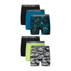 Hanes Boys' Moves Performance Underwear Boxer Brief, 6-pack, All Over Mesh Moisture Wicking Boxer Briefs, Large