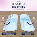 Prevail Incontinence Bladder Control Pads for Women, Maximum Absorbency, Long Length, 39 count