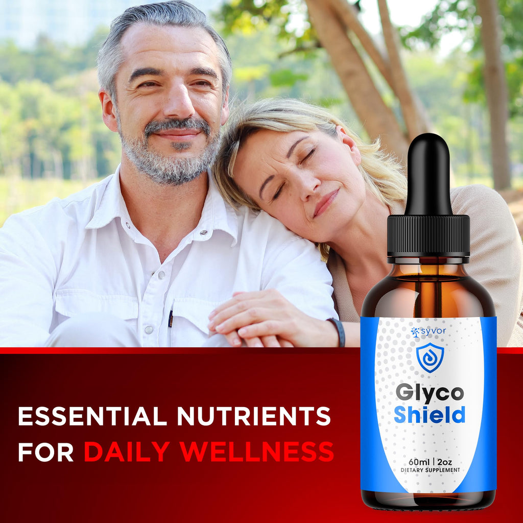 (2 Pack) Glyco Shield Drops, Official Glyco Shield Blood Support Drops With All Natural Ingredients, GlycoShield Maximum Strength Liquid Supplement Supporting Health & Wellness Naturally (60 Servings)