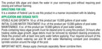 Pool Mate 1-Quart 2-Pack Concentrated Black Algaecide, Algaecide for Pool, Made in USA