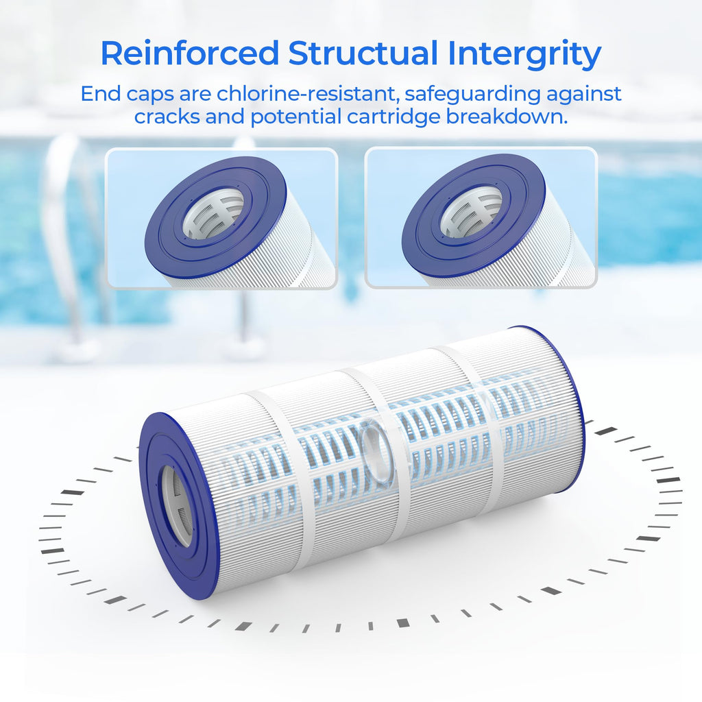 AQUIVEX CCRP100 Pool Filter Cartridge, Compatible with Pentair Clean & Clear 100, 160316, EC-160316, Pentair Clean and Clear RP 100, 160354, EC-160354, R173215, Pleatco PAP100, Unicel C-9410, 2 Pack