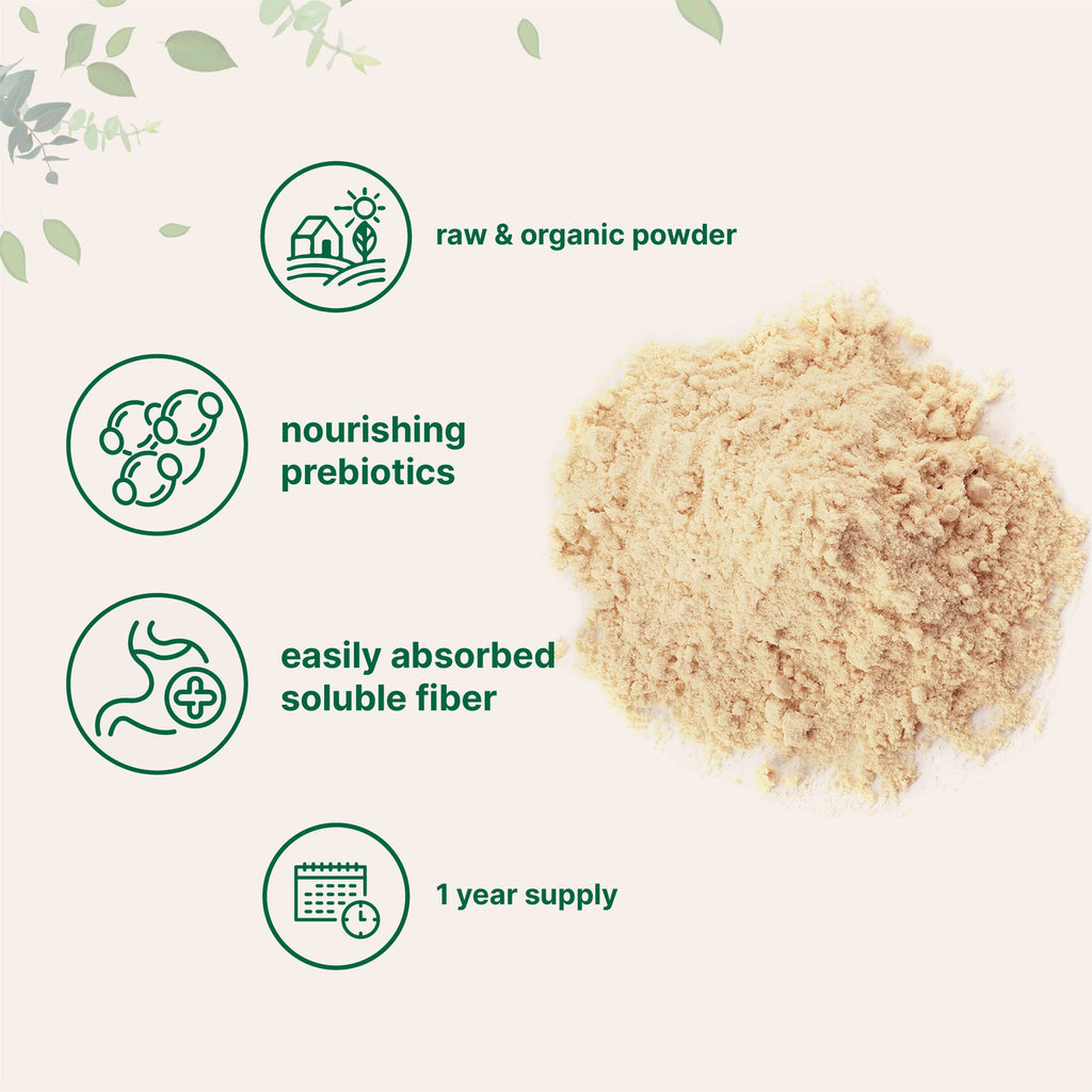 Micro Ingredients Organic Acacia Senegal Fiber Powder, 2 lb | Instant Soluble Fiber | Plant-Based Prebiotic for Gut & Digestive Health | Non-GMO, Gluten-Free, Vegan