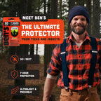Ben's Tick & Insect Repellent Wipes - 30% DEET for Mosquitoes, Ticks & More - Up to 7 Hours of Protection - Alcohol- & Fragrance-Free - 12 Wipes (4 Pack)