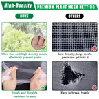 10 X 50 FT Breathable Garden Mesh Netting Pest Barrier for Raised Beds