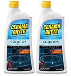 Cerama Bryte Cooktop and Stove Top Cleaner for Glass-Ceramic Surfaces, 2-28 oz