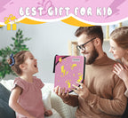 Trading Card Binder 9 Pocket,Card Binder 900 Pockets,Card Book Holder Cards with 50 Removable Sleeves,3-Ring Zip Design MTG/TCG/Sport Collectible Trading Card Albums Gifts for Boys and Girls (Pink)