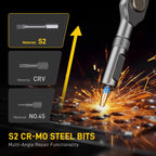 42 in 1 Magnetic Screwdriver, Screwdriver Set, Multi Bit Ratcheting Screwdriver Set with Storage Case Repair Tool Kit for Computer, Eyeglass, Bicycles, Watch, Ring Doorbell, Furniture and DIY