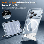 SPIDERCASE for iPhone 17 Pro Case/iPhone 18 Pro Case,Magnetic,Clear