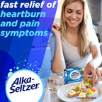 Alka-Seltzer Heartburn + Pain Effervescent Aspirin + Antacid Tablets, Fast Heartburn Relief and Acid Indigestion Relief, Pain Relief with Aspirin, 12 Ct
