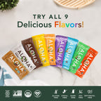 Aloha Organic Plant Based Protein Bars Chocolate Chip Cookie Dough, 1.98 Oz,(Pack of 12)