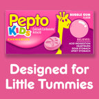 Pepto Kids Bubblegum Antacid Tablets Chewable, Upset Stomach Relief for Kids, Heartburn Relief, Acid Indigestion and Sour Stomach Relief, 72 Chewable Tablets (3x24 ct)