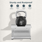 FORIOUS Toilet Paper Holder with Shelf, Adhesive or Screw, Commercial