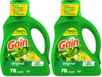 Gain Liquid Laundry Detergent, Original Scent | 78 Loads | 113 fl oz | HE Compatible | Pack of 2