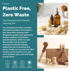 Jungle Culture® 6 Pack Bamboo Dish Brush Set for Washing Up • Natural Wooden Dish Brushes for Pans & Dishes • Eco Friendly Dish Scrubber for Bottles, Pots & Vegetables • Non Toxic & Plastic Free