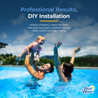 Blue Wave Peel and Stick Pool Cove for Above Ground Pools, 21-Pack – Resilient HDPE Construction – 85-Ft of Total Liner Coverage for up to 27-Ft Round or 18x33-Ft Oval Pools – Sand Cove Alternative