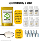 Organic Sulfur Crystals - 99.9% Pure MSM Crystals, Premium MSM Supplement - 2 x 1 LBS Pack