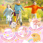 Tagitary Plush Toys Interactive Puppy Toy for Kids,Electronic Toy Dog that Walk and Bark,Tail Wagging, Fake Dog Toy with Leash,Perfect Easter Christmas Birthday Gift for Kids Toddlers