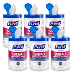 Purell Foodservice Surface Sanitizing Wipes Canister, 6pk x 110ct - 9341-06