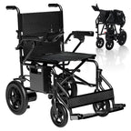 [2026 Upgrade] Hassky Electric Wheelchair for Adults Foldable, 15 Miles Range Motorized Wheelchair, All Terrain Power Wheelchairs for Seniors Supports Up to 350 lbs Black