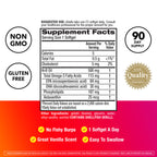 MegaRed Antarctic Krill Oil 500mg Omega 3 Fatty Acid Supplement, Extra Strength EPA & DHA Krill Oil Softgels (90cnt Box), Astaxanthin, Heart Health Supplement with No Fish Oil Aftertaste
