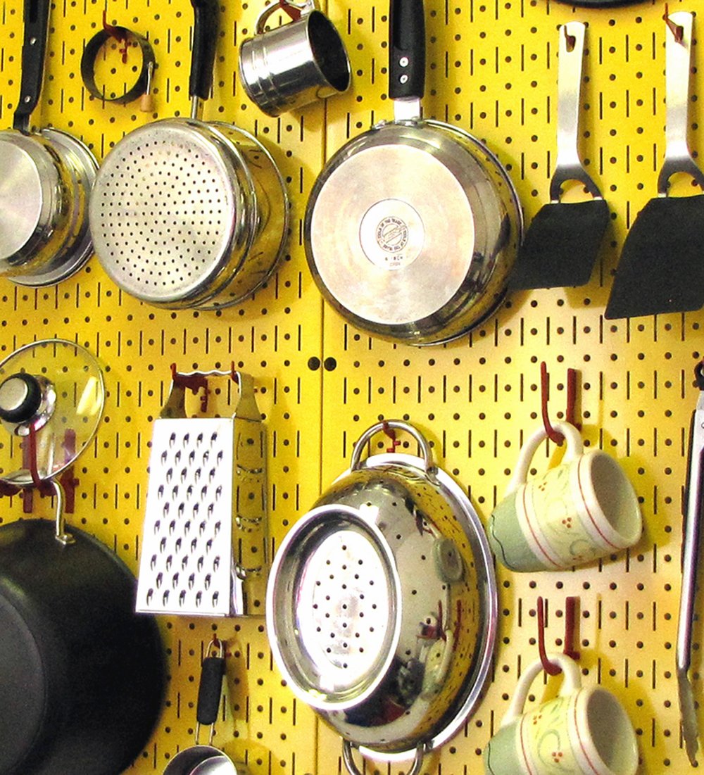 Yellow Metal Pegboard by Wall Control - 2 Pack