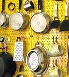 Yellow Metal Pegboard by Wall Control - 2 Pack