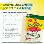 MegaFood Relax + Calm Magnesium Complex with Magnesium Citrate & Malate for Heart Health, Muscle Tension & More – Doctor Formulated - Vegetarian – Strawberry Flavor - 30 Soft Chews (2 Pack)