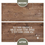 Quick Shine Hardwood Floor Luster-Polish 64oz | Plant-Derived w/Carnauba | Safer Choice, No PFAS, pH Neutral | Ready to Use Formula w/Anti-Slip Technology | Simply Squirt & Spread | Made in USA