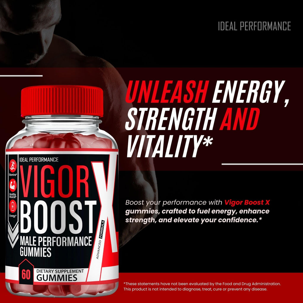 Vigor Boost Gummies, Vigor Boost for Men Supplement Pills - Maximum Strength Performance, All Natural Support Overall Health & Wellness, Premium VigorBoost Advanced Support Gummy Reviews (2 Pack)