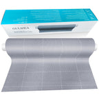 10x144 Inch Silver Infused Fabric Roll, Breathable & Non-Adherent Wound Dressing Wrap for Skin Fold Protection, Soft Medical Bandage Liner, Custom-Cut