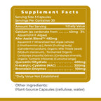 Premier Research Labs AllerCaps - A Lung Health Supplement with NAC/N-Acetyl Cysteine, Featuring Bromelain, Reishi Mushroom & Quertecin, Immune Support Formula - 60 Vegetarian Capsules