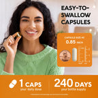 Vitamin D3 K2 - Vitamin D3 10000 iu & K2 as MK-7 120 mcg - Immune & Mood Support, for Bone & Teeth Health - with Magnesium, Zinc & Vitamin C & B12 - Highly Bioavailable - Made in USA, 240 Capsules
