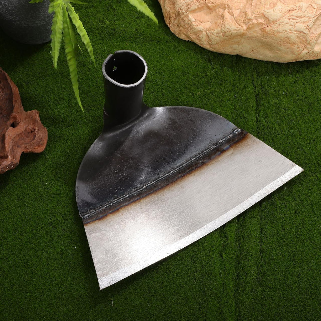 DOITOOL Hand Hoe Head Hoe Garden Tool Heavy Duty Agriculture Farming Head Round Eye Hoes Remove Grass Planting Digging Gardening Tool Weeding Hoe Head for Agriculture