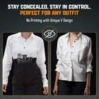 VNSH Gun Holster for Women – Comfortable Waistband for Concealed Carry | IWB Belly Band with Built-in Double Mag Pouch