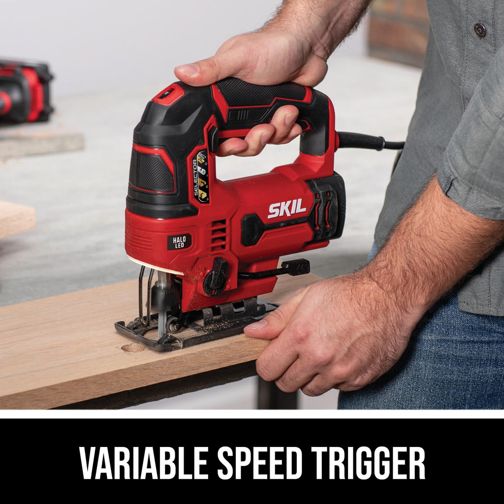 SKIL 6 Amp Corded Jig Saw with Tool-Free Blade Change - JS314901