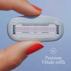 Billie Women’s Razor Refill Blades 5-Blade Cartridges - 8 count